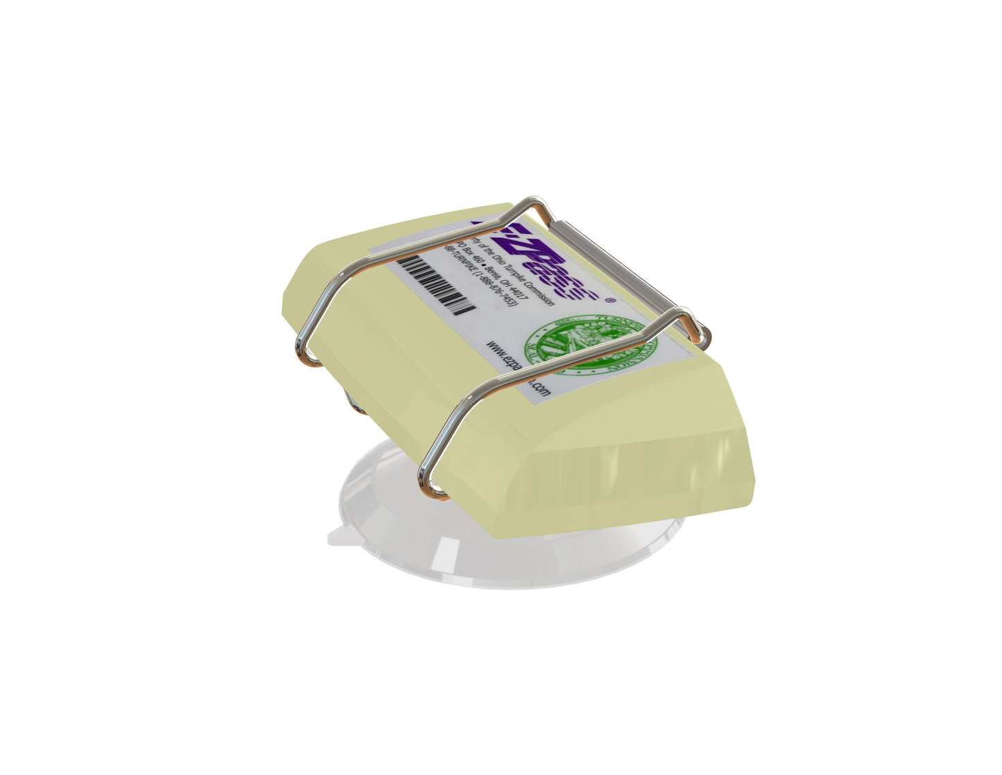 EZ Pass-Port™- UNBREAKABLE & Largest Suction Cup Toll Pass Holder for E-ZPass, I Pass, Uni, E-Pass & E-Pass Xtra, Fastrak, NC QuickPass, SunPass & SunPass PRO, Palmetto Pass & more. Patented & Made in USA