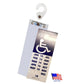 Clear sturdy plastic Handicap placard holder and protector