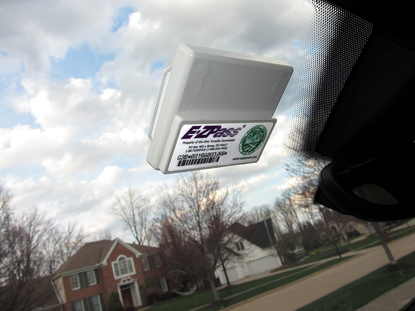 EZ Pass-Mate™ Clear Toll Pass Holder for ALL E-ZPass, I-Pass, NC QuickPass, Palmetto Pass & more. Sturdy and Compact. Made in USA