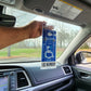 transparent quality plastic cover for handicap card. Clips to visor. Professional appearance placard holder