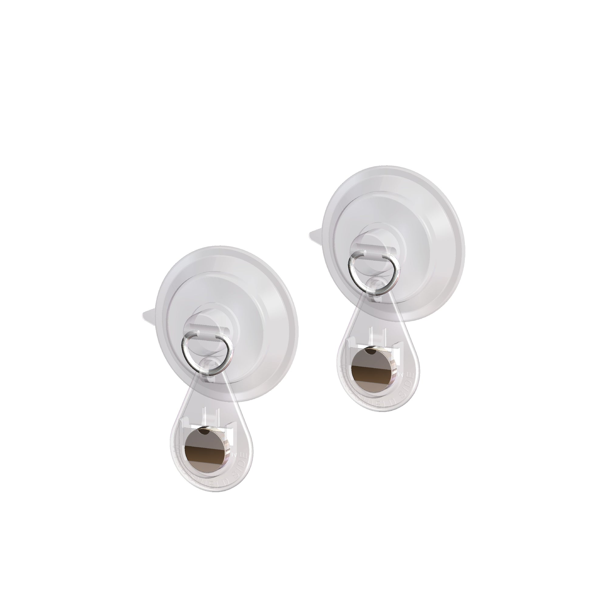 Industrial Suction cup with magnet charm for windshieldtag and mirortag parking placrad holders