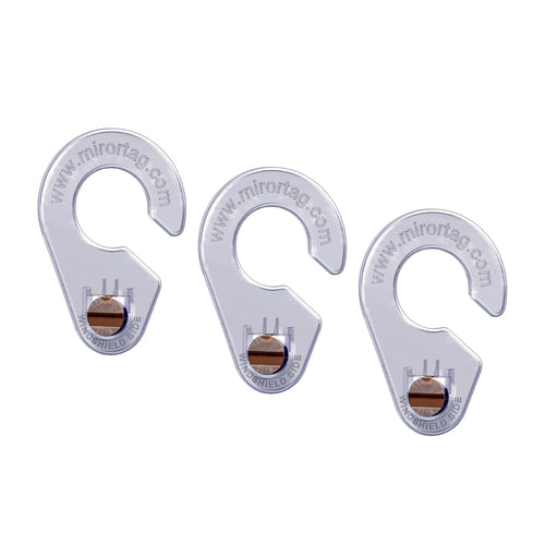 JL Safety Hook for MirorTag - Additional Hook for Multiple Cars to use Mirortag Holders for Handicapped Parking Placard - 3 Included