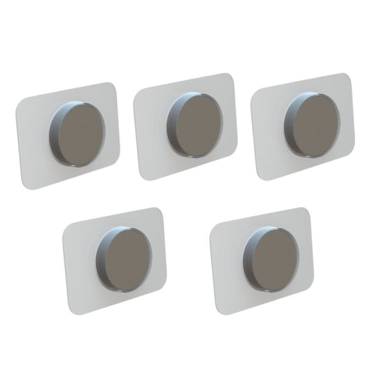 5 Storage Magnets for Mirortag™ Holders- Super strong magnets to hold the holder onto rearview mirror, or store it below dashboard and out of sight