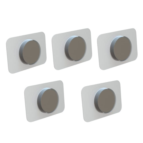 5 Storage Magnets for Mirortag™ Holders- Super strong magnets to hold the holder onto rearview mirror, or store it below dashboard and out of sight