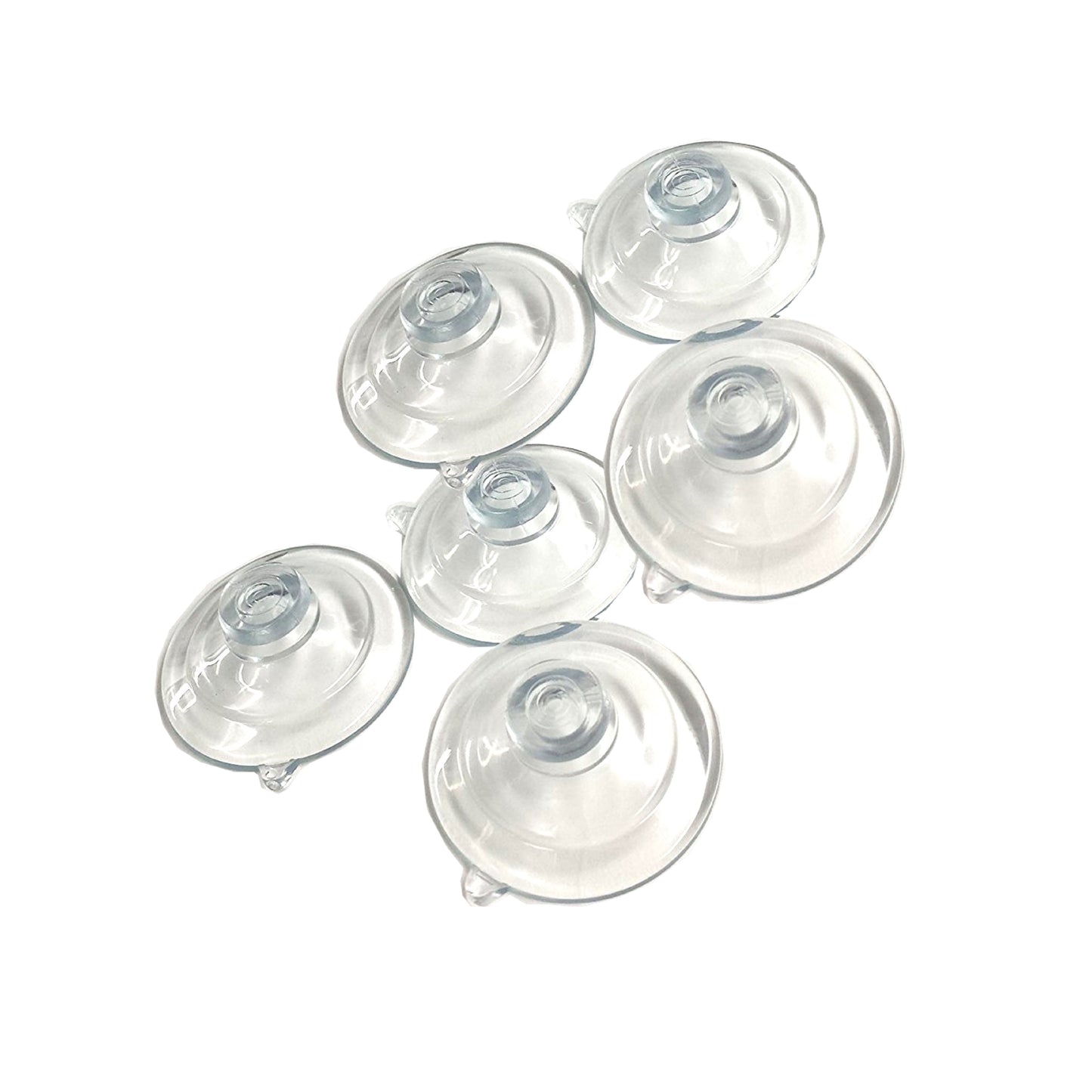 Suction Cup Medium 1.75"- Fits JL Safety EZ Pass-Port Holder Clip and for General use. Pack of 6. Industrial Grade & Made in USA