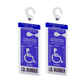 MirorTag Silver™- Handicap Parking Placard Holder. Magnetically Display & Put Away your Disabled Parking Tag with ease. 1 Holder & 1 Hook Included. Made in USA
