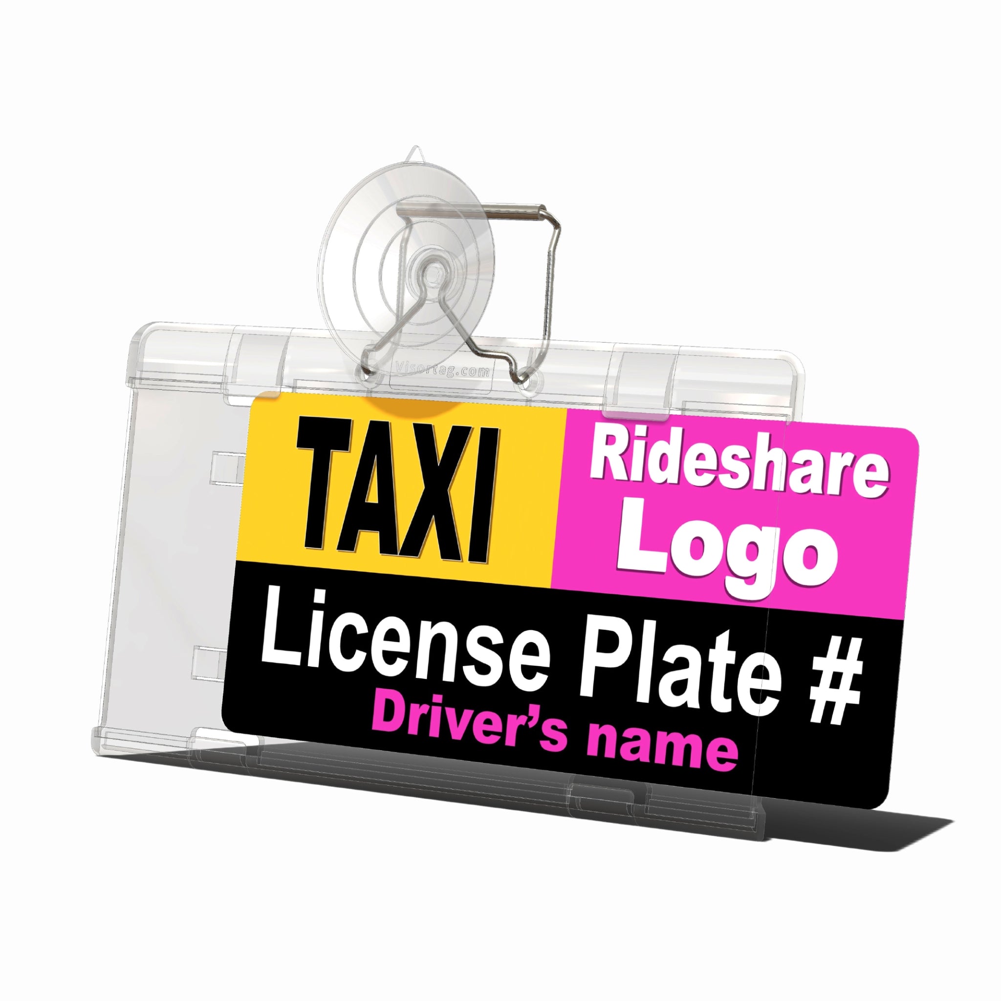 Car Sign or Emblem Holder for Taxi, Rideshare, EMS, Press, Student Pic ...