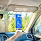 NEW Visortag® Vertical by JL Safety® - The Best Handicap Parking Placard Holder on the Market. Easily Protect, Display & Swing Away your Parking Tag. Hard Plastic to Withstand 3-digit Hot Sun. Made in USA