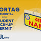 Elementary Student Pick up Permit Holder & Protector - Visortag® VTSH140. Easily Display & Swing Away Your Permit. Stored on Visor. Patented & Made in USA