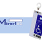 handicap parking hang tag holder, hard plastic for extreme heat