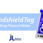 Windshieldtag Silver™- Student Pick Up Permit Holder & Protector. Magnetically Display & Store Away your Tag. Made in USA