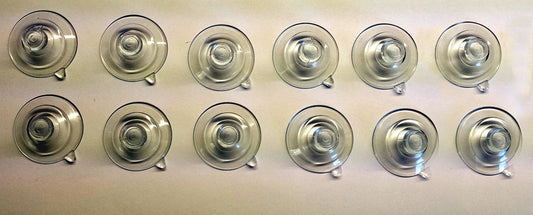JL Safety EZ Pass-Mate, Uni, SunPass & PikePass & K-Tag & Express Pass Replacement Suction Cup. Fits Florida, Kansas, Utah & Oklahoma Toll Pass Shown in Photo. Pack of 12 Suction Cups, Toll Pass not Included.