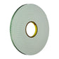 3M Double-Coated Foam Tape 4016, Holds 2 pounds, 1/2" x 36 Yards, Off-White (1 roll)