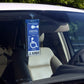 sleeve protector and holder for parking permit placards, magnetically attach with eyes closed