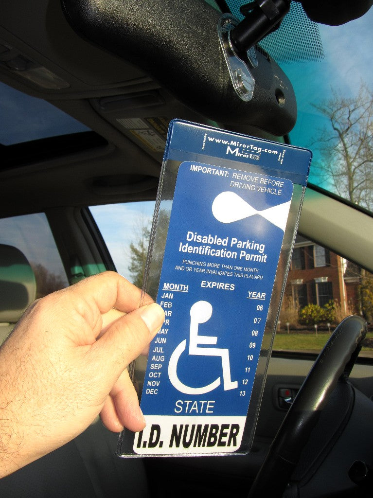 JL Safety Hook for MirorTag - Additional Hook for Multiple Cars to use Mirortag Holders for Handicapped Parking Placard - 2 Included