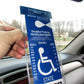 Sturdy hook for mirortag parking placard holders