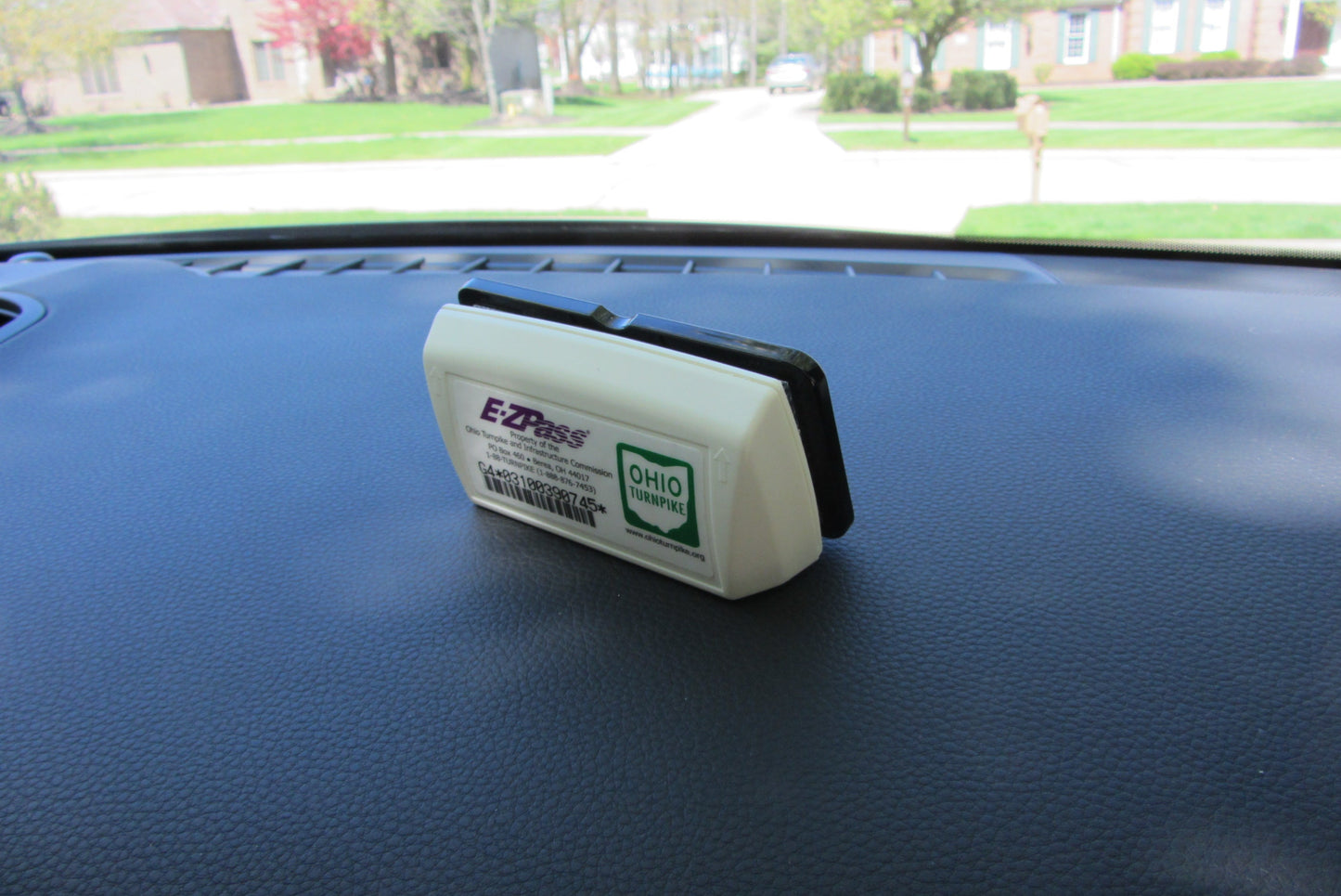 EZ Pass-Mate™ Black Toll Pass Holder for ALL E-ZPass, I-Pass, NC QuickPass, Palmetto Pass & more. Sturdy and Compact. Made in USA