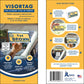 Elementary Student Pick up Permit Holder & Protector - Visortag® VTSH140. Easily Display & Swing Away Your Permit. Stored on Visor. Patented & Made in USA