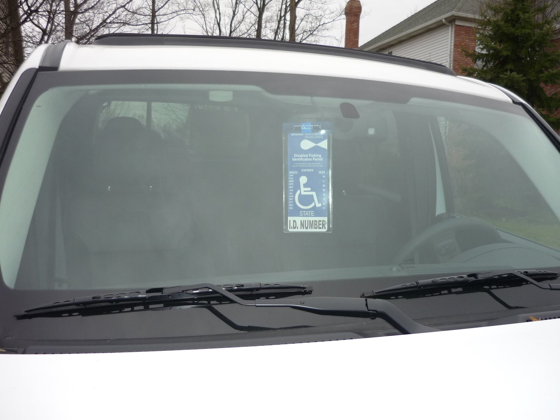 MirorTag Bronze™- Handicapped Parking Placard Holder & Protector. Magn – JL  Safety