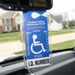 sturdy handicap placard holder and cover