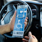 Visor mounted handicapped tag holder. Visortag Vertical for disabled placard