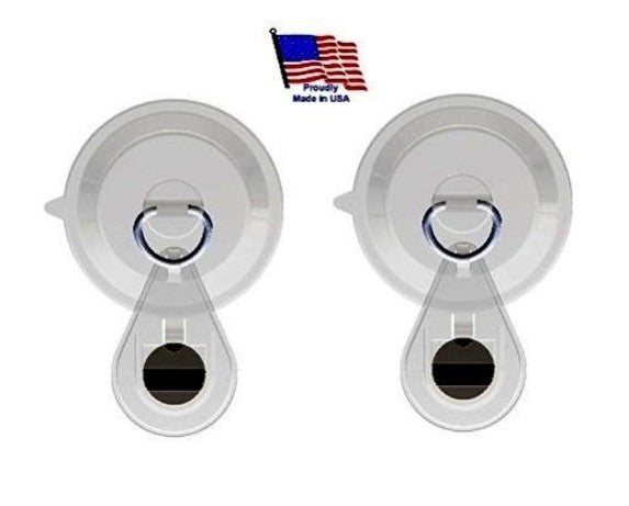 2 suction cup with magnet charms. made in USA